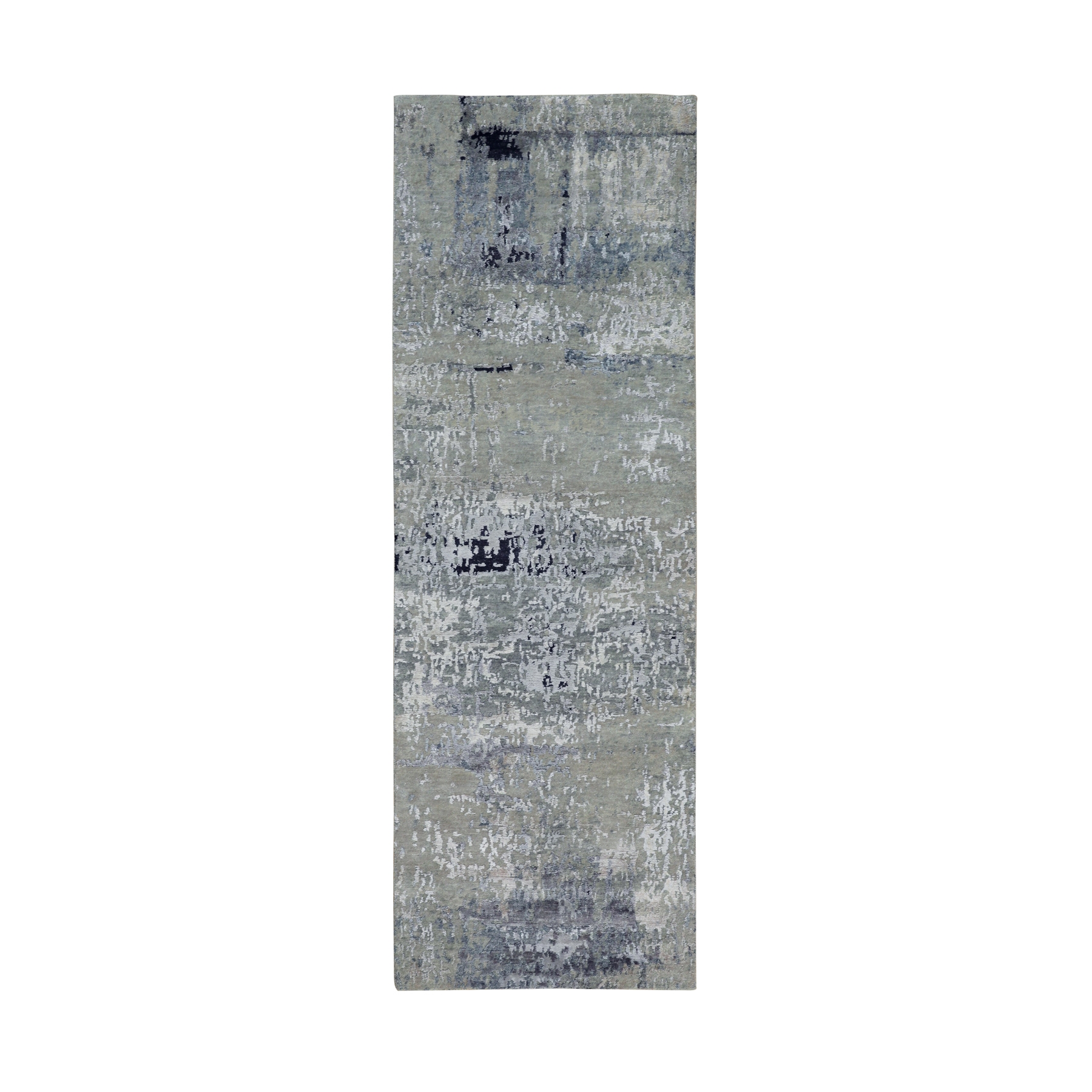 Modern & Contemporary Silk Hand-Knotted Area Rug 2'8